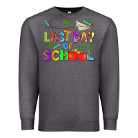 Charcoal Heather last day of school Premium Sweatshirt - HRA Design Shop