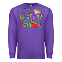 Purple last day of school Premium Sweatshirt - HRA Design Shop