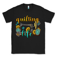 Black quilting life western Classic Tee - texasbilliewilder