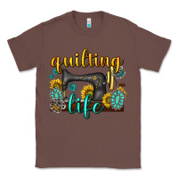 Chestnut quilting life western Classic Tee - texasbilliewilder