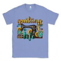 Colony Blue quilting life western Classic Tee - texasbilliewilder
