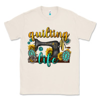 Natural quilting life western Classic Tee - texasbilliewilder