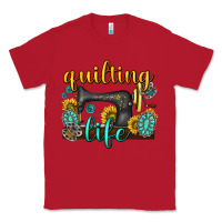 Red quilting life western Classic Tee - texasbilliewilder