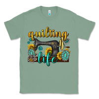 Sage quilting life western Classic Tee - texasbilliewilder