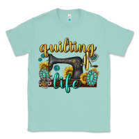 Seafoam quilting life western Classic Tee - texasbilliewilder