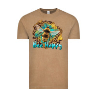 Vintage Coffee bee happy Vintage Tee - Artiststas