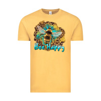 Vintage Mustard bee happy Vintage Tee - Artiststas