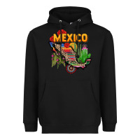 Black mexico map Heavyweight Hoodie - CTS Tumbler Store
