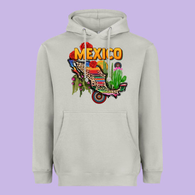 Mexico Map Heavyweight Hoodie Designed By Cts Tumbler Store