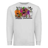 Dove Grey happy halloween tooth Premium Sweatshirt - RacoonDesign
