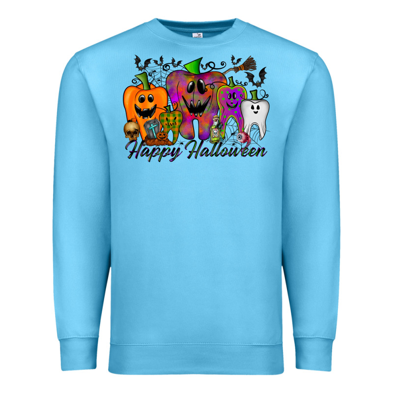 Happy Halloween Tooth Premium Sweatshirt by RacoonDesign | Teevron