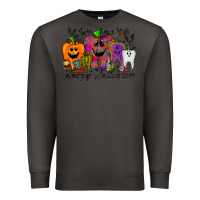 Smoke happy halloween tooth Premium Sweatshirt - RacoonDesign