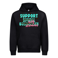 Black support small businesses big dreams Urban Hoodie - MaliasSmallBusiness