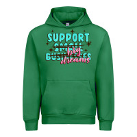 Emerald support small businesses big dreams Urban Hoodie - MaliasSmallBusiness