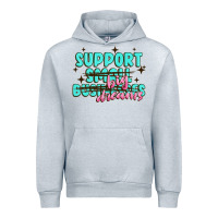 Heather Grey support small businesses big dreams Urban Hoodie - MaliasSmallBusiness