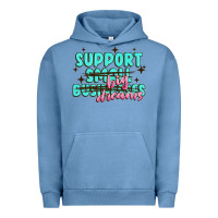 Pigment Pebble Blue support small businesses big dreams Urban Hoodie - MaliasSmallBusiness