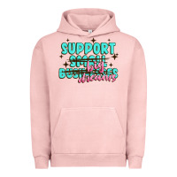 Pigment Salmon support small businesses big dreams Urban Hoodie - MaliasSmallBusiness