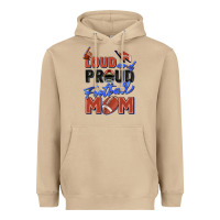 Mushroom loud and proud football mom Heavyweight Hoodie - Zillion Design Studio