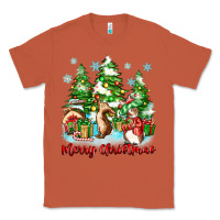 Copper merry christmas rabbits Classic Tee - Zillion Design Studio