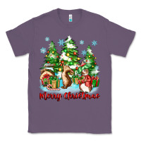 Lavender merry christmas rabbits Classic Tee - Zillion Design Studio