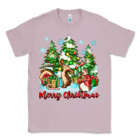 Lilac merry christmas rabbits Classic Tee - Zillion Design Studio