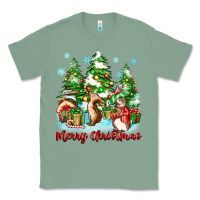 Sage merry christmas rabbits Classic Tee - Zillion Design Studio