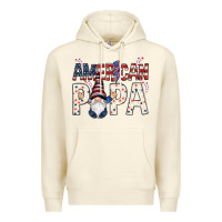 Sandshell american papa with gnome Premium Hoodie - NancyCooperArtShop
