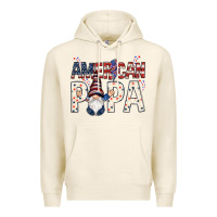 Tofu american papa with gnome Premium Hoodie - NancyCooperArtShop