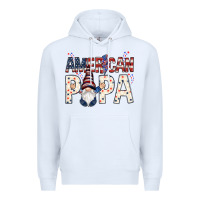 White american papa with gnome Premium Hoodie - NancyCooperArtShop