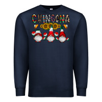 Navy Chingona Premium Sweatshirt - CowhideDigitalArt