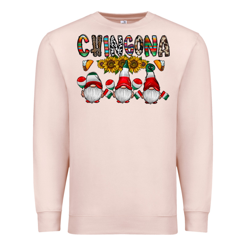 Chingona Premium Sweatshirt by CowhideDigitalArt | Teevron