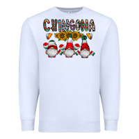 White Chingona Premium Sweatshirt - CowhideDigitalArt