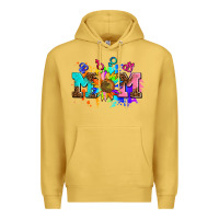 Antique Gold pride lesbian gay mom sunflower Premium Hoodie - AdoDesignShop