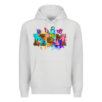 Dove Grey pride lesbian gay mom sunflower Premium Hoodie - AdoDesignShop