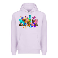 Lilac pride lesbian gay mom sunflower Premium Hoodie - AdoDesignShop
