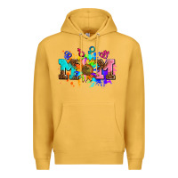 Mustard pride lesbian gay mom sunflower Premium Hoodie - AdoDesignShop