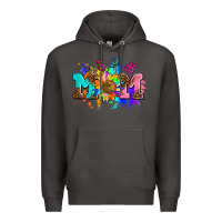 Smoke pride lesbian gay mom sunflower Premium Hoodie - AdoDesignShop