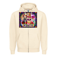 Sandshell dia de los muertos Zipper Hoodie - Zillion Design Studio