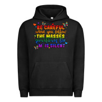 Pigment Black be careful when you follow the masses sometimes th Urban Hoodie - MaliasSmallBusiness