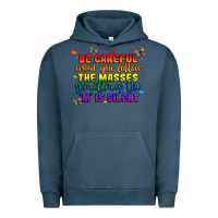 Pigment Midnight Navy be careful when you follow the masses sometimes th Urban Hoodie - MaliasSmallBusiness