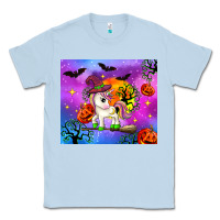 Dusty Blue halloween unicorn Classic Tee - Zillion Design Studio