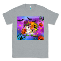 Heather Grey halloween unicorn Classic Tee - Zillion Design Studio