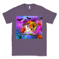 Lavender halloween unicorn Classic Tee - Zillion Design Studio