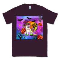 Plum halloween unicorn Classic Tee - Zillion Design Studio