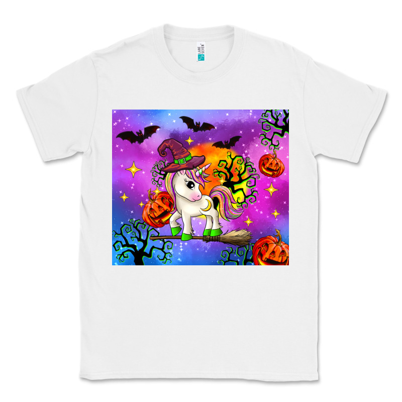 Halloween Unicorn Classic Tee by Zillion Design Studio | Teevron
