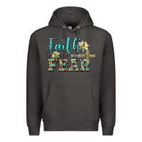 Smoke faith over fear with cross Premium Hoodie - BarkalooDesign