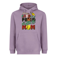 Lavender loud and proud softball mom Heavyweight Hoodie - Zillion Design Studio
