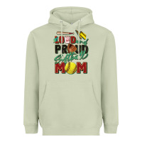 Matcha loud and proud softball mom Heavyweight Hoodie - Zillion Design Studio