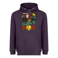 Plum loud and proud softball mom Heavyweight Hoodie - Zillion Design Studio