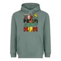 Sage loud and proud softball mom Heavyweight Hoodie - Zillion Design Studio
